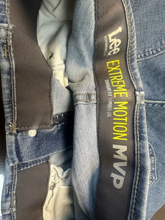 Lee Light Blue Extreme Motion Straight Fit Jeans - Picture 8 of 15